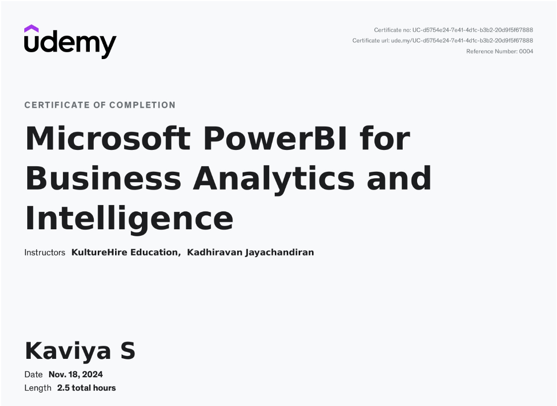 Microsoft Power BI for Business Analytics